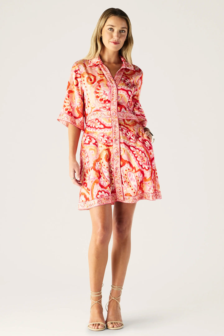 Mos The Label Serena Print Dress Mini Dress