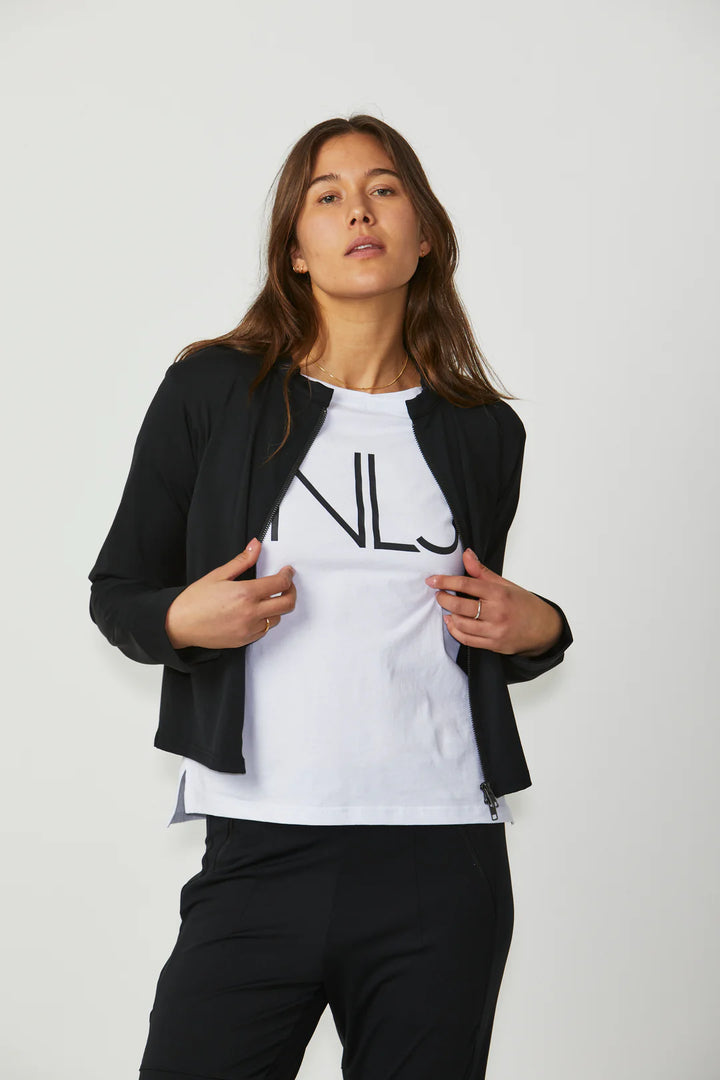 Keats Cropped Jacket - Black