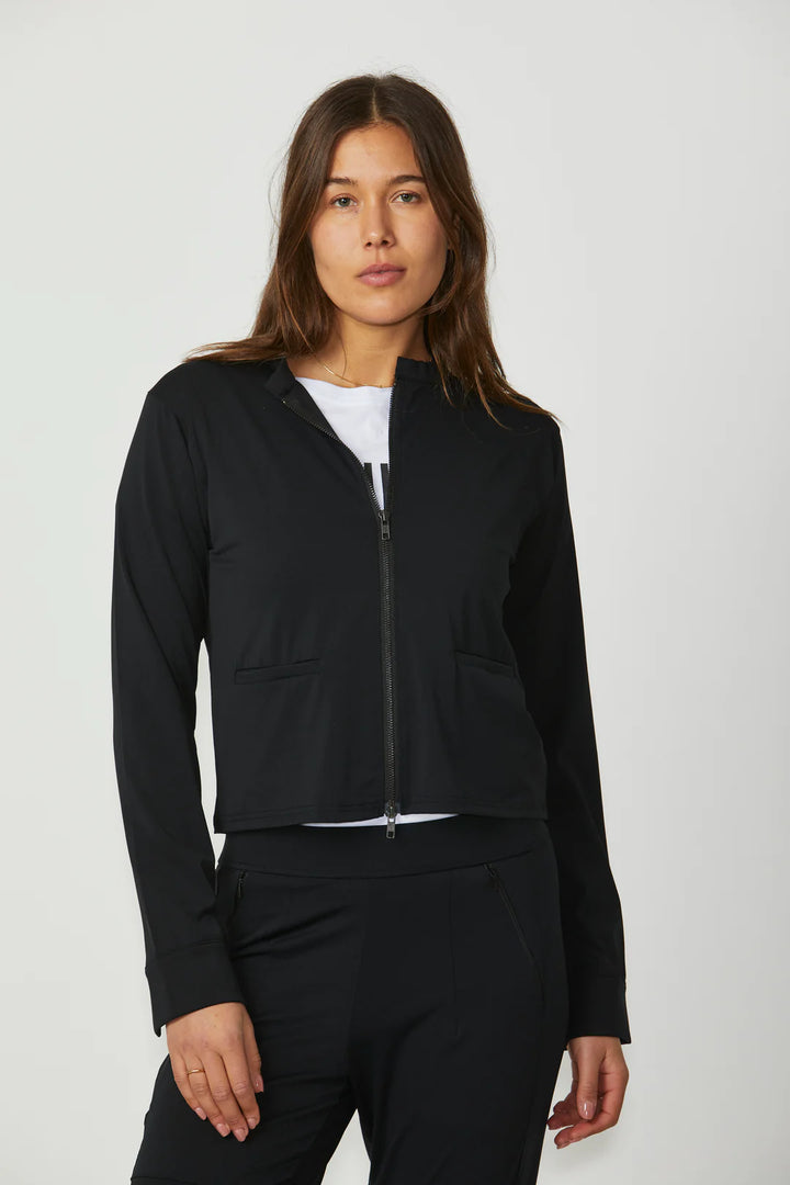 Keats Cropped Jacket - Black