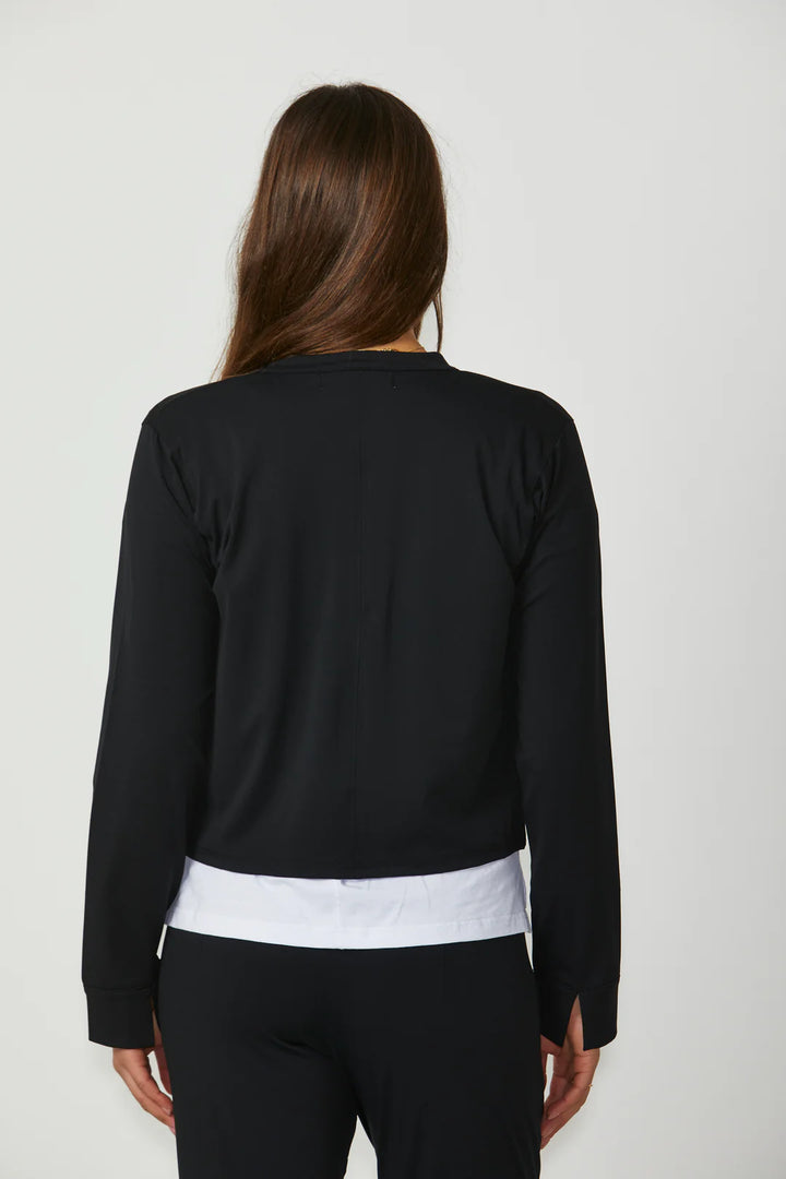 Keats Cropped Jacket - Black