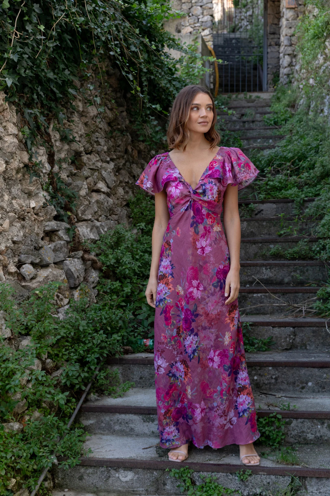 Nina Dress - Dusty Pink