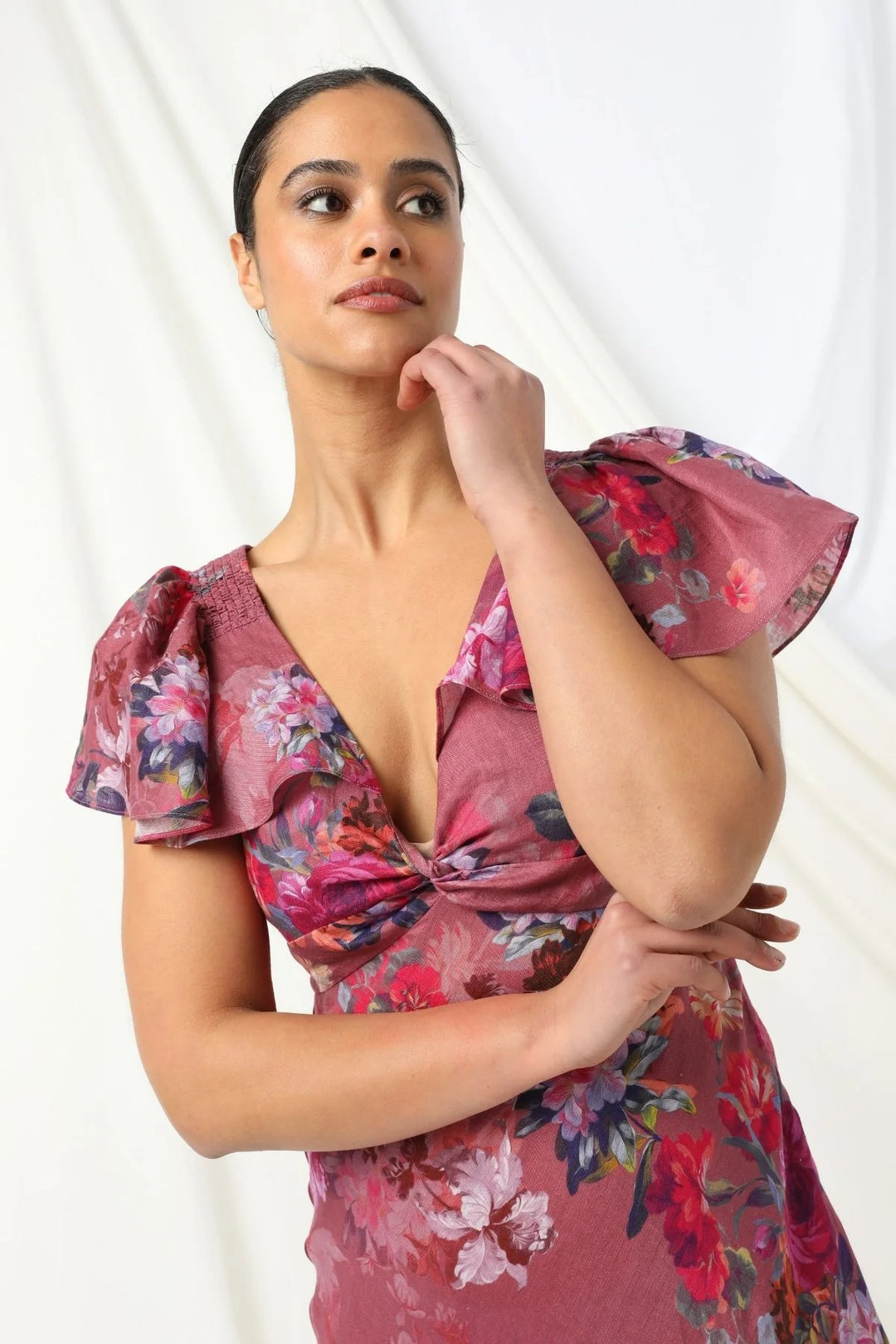 Nina Dress - Dusty Pink