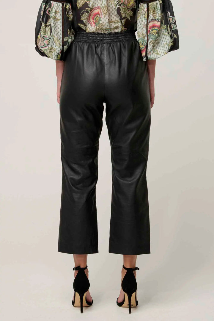 Montoya Leather Pant - Onyx