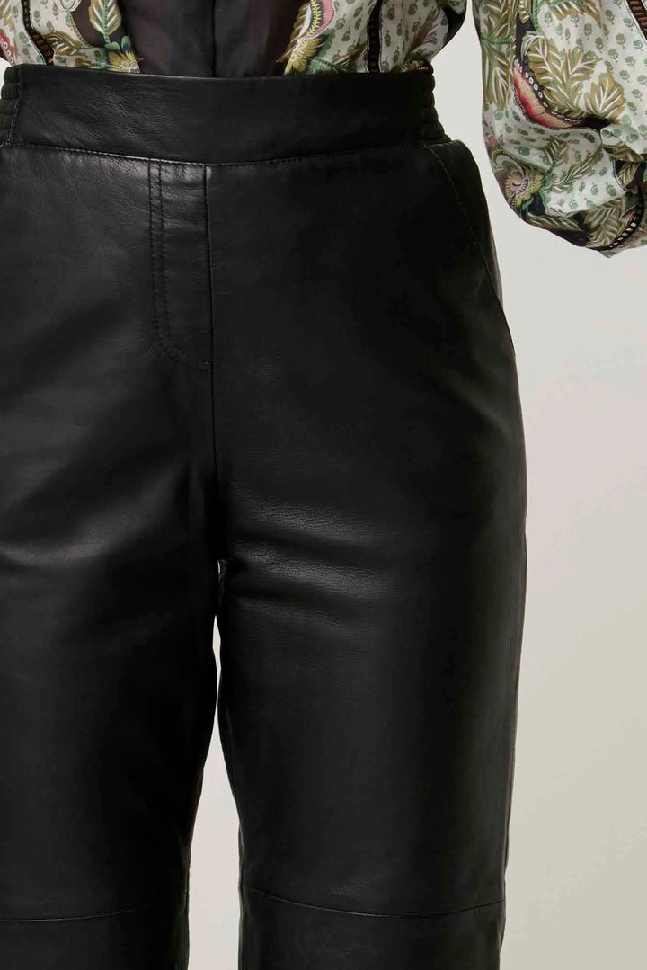 Montoya Leather Pant - Onyx
