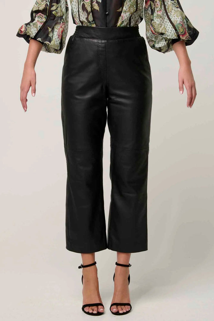 Montoya Leather Pant - Onyx