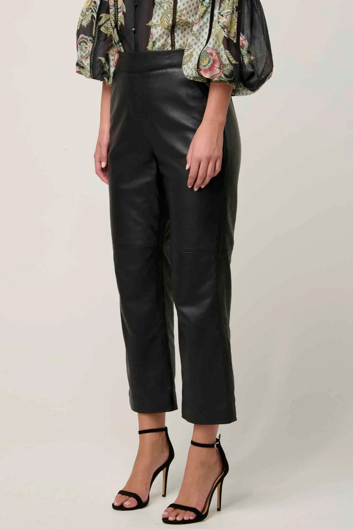 Montoya Leather Pant - Onyx