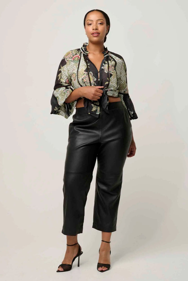 Montoya Leather Pant - Onyx