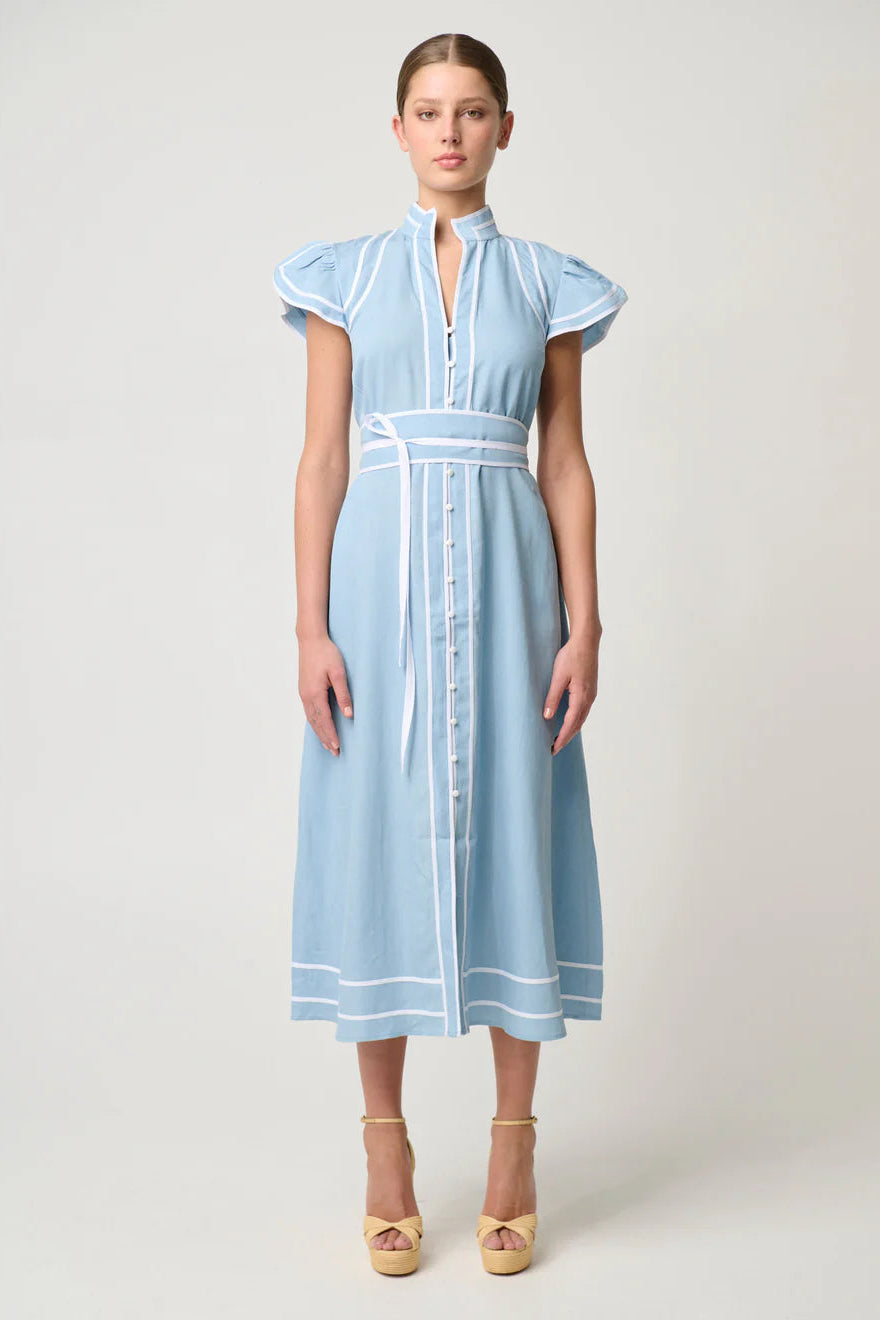 Panama Tencel Dress - Chambray
