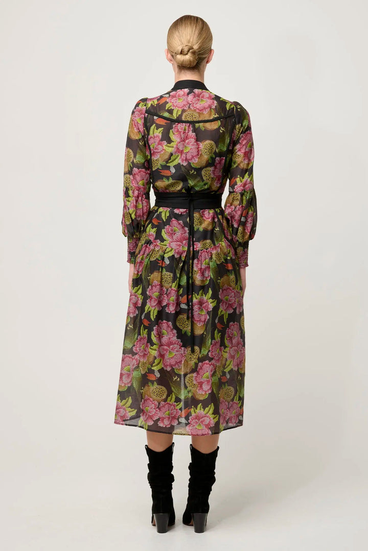 Esmeralda Midi Dress - Winter Granadilla