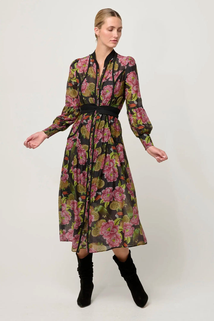 Esmeralda Midi Dress - Winter Granadilla