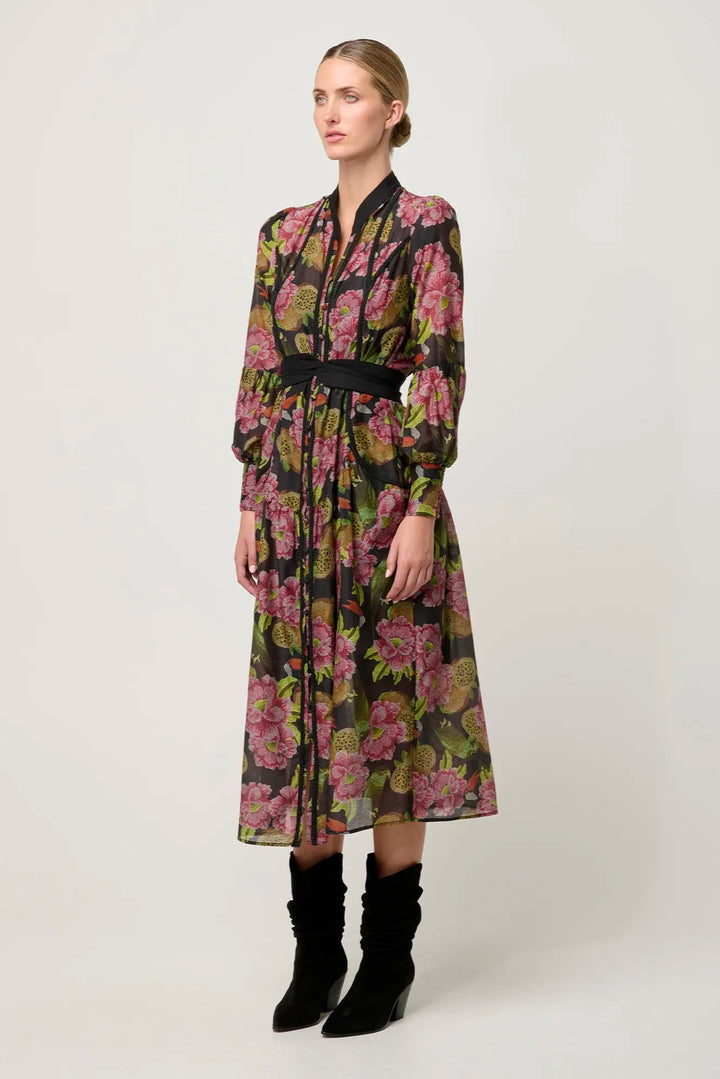 Esmeralda Midi Dress - Winter Granadilla