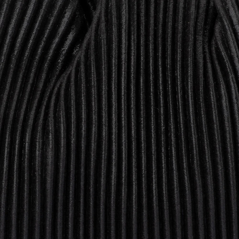 Naomi Pleated Clutch - Black