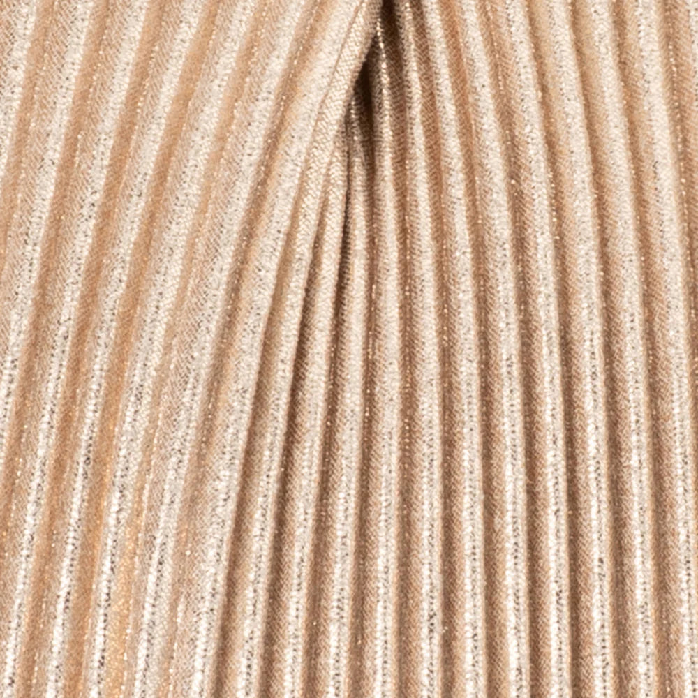 Naomi Pleated Clutch - Gold