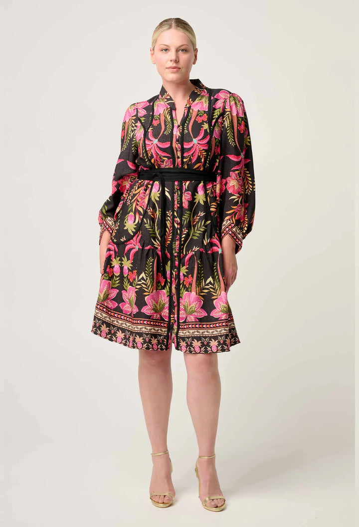 Once Was Aurelia Viscose Lace Dress Anthos Lotos