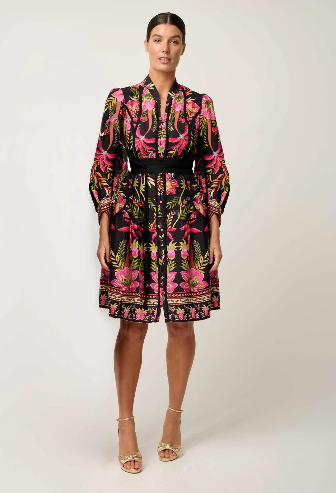 Once Was Aurelia Viscose Lace Dress Anthos Lotos