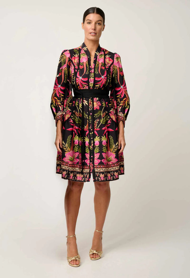 Once Was Aurelia Viscose Lace Dress Anthos Lotos