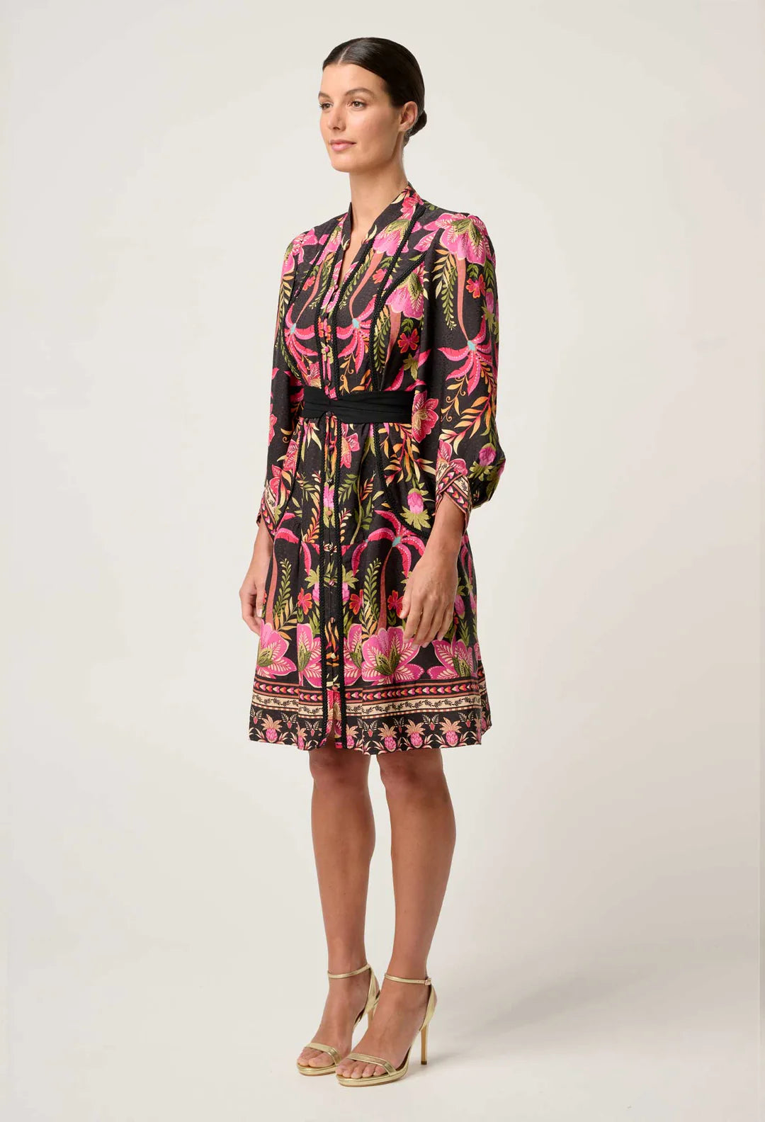 Once Was Aurelia Viscose Lace Dress Anthos Lotos