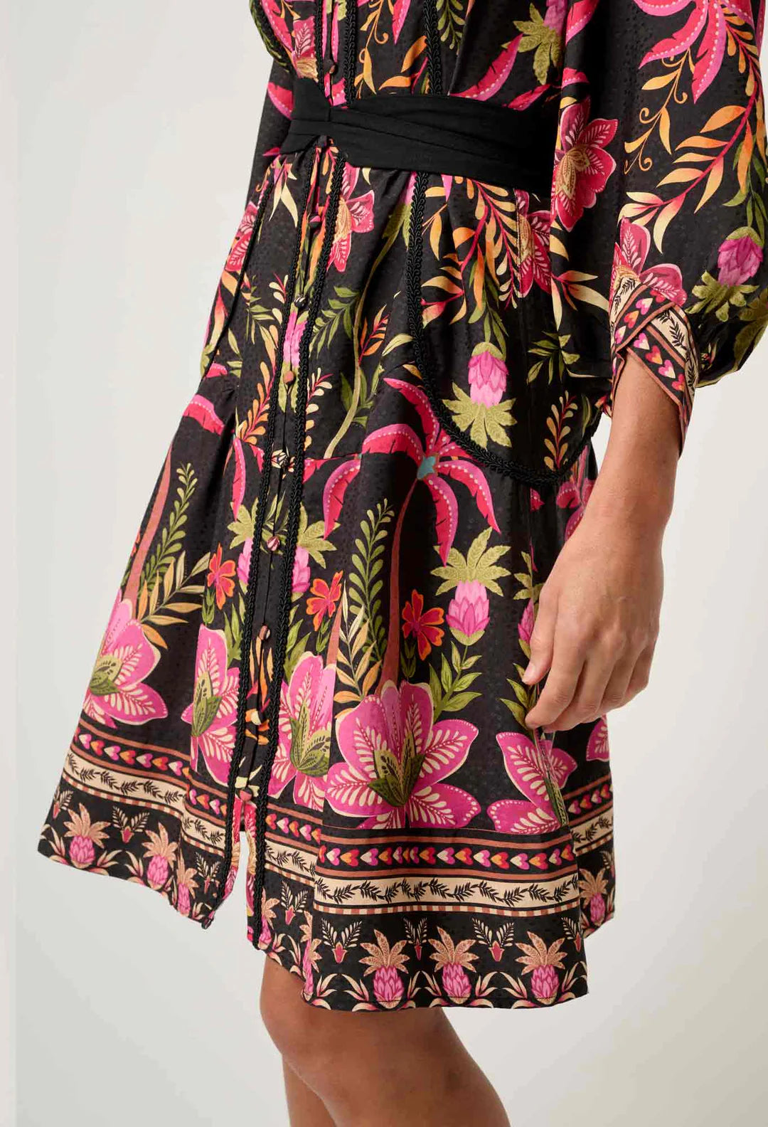 Once Was Aurelia Viscose Lace Dress Anthos Lotos