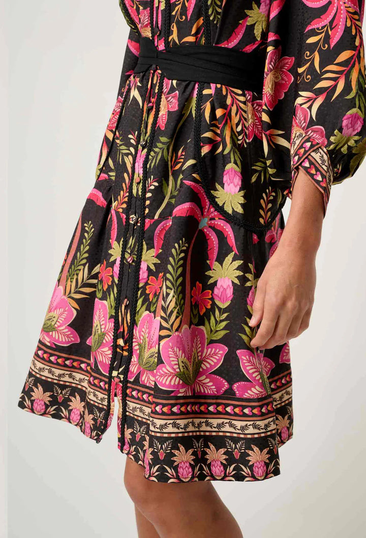 Once Was Aurelia Viscose Lace Dress Anthos Lotos