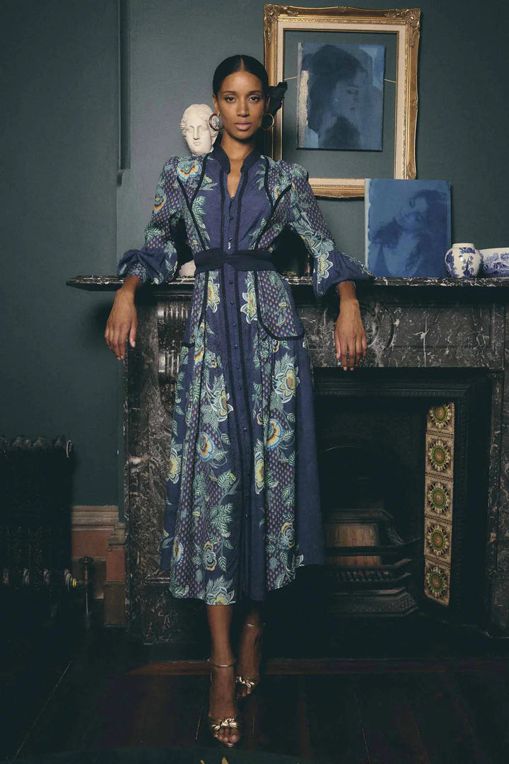 Esmeralda Midi Dress - Mariposa Zafiro
