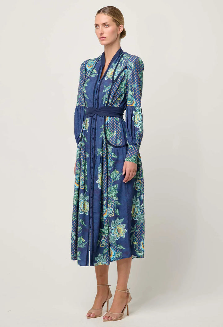Esmeralda Midi Dress - Mariposa Zafiro