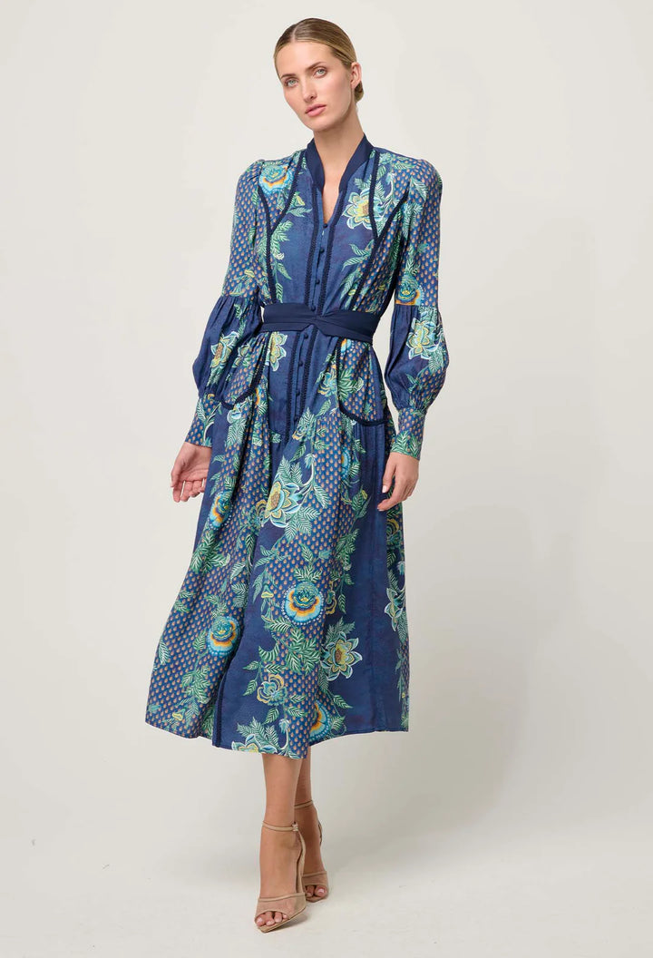 Esmeralda Midi Dress - Mariposa Zafiro