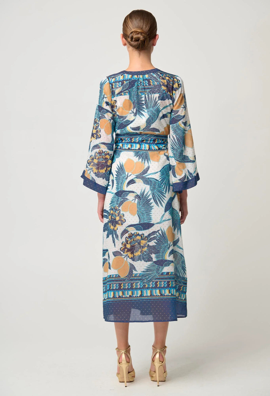 Kimona Coat Dress - Tukano Print
