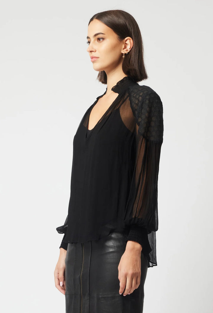 OnceWasPhoenixChiffonBlouse
