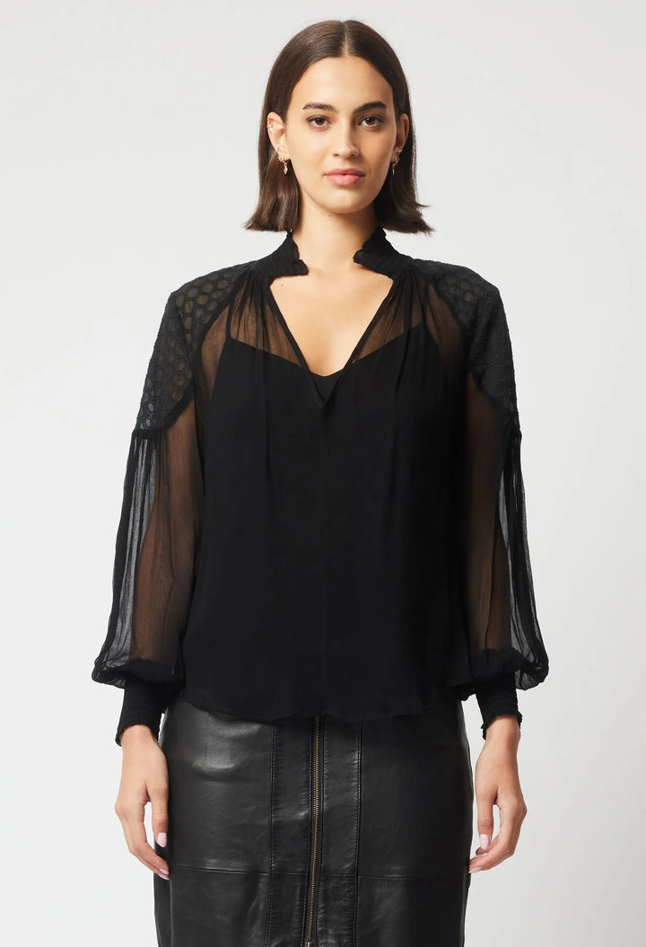 OnceWasPhoenixChiffonBlouse