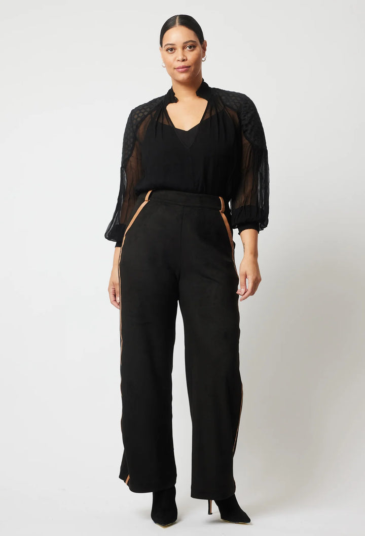 Phoenix Viscose Chiffon Blouse - Black