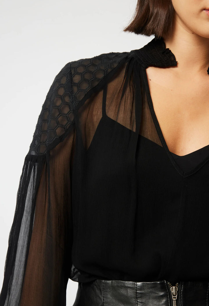 OnceWasPhoenixChiffonBlouse