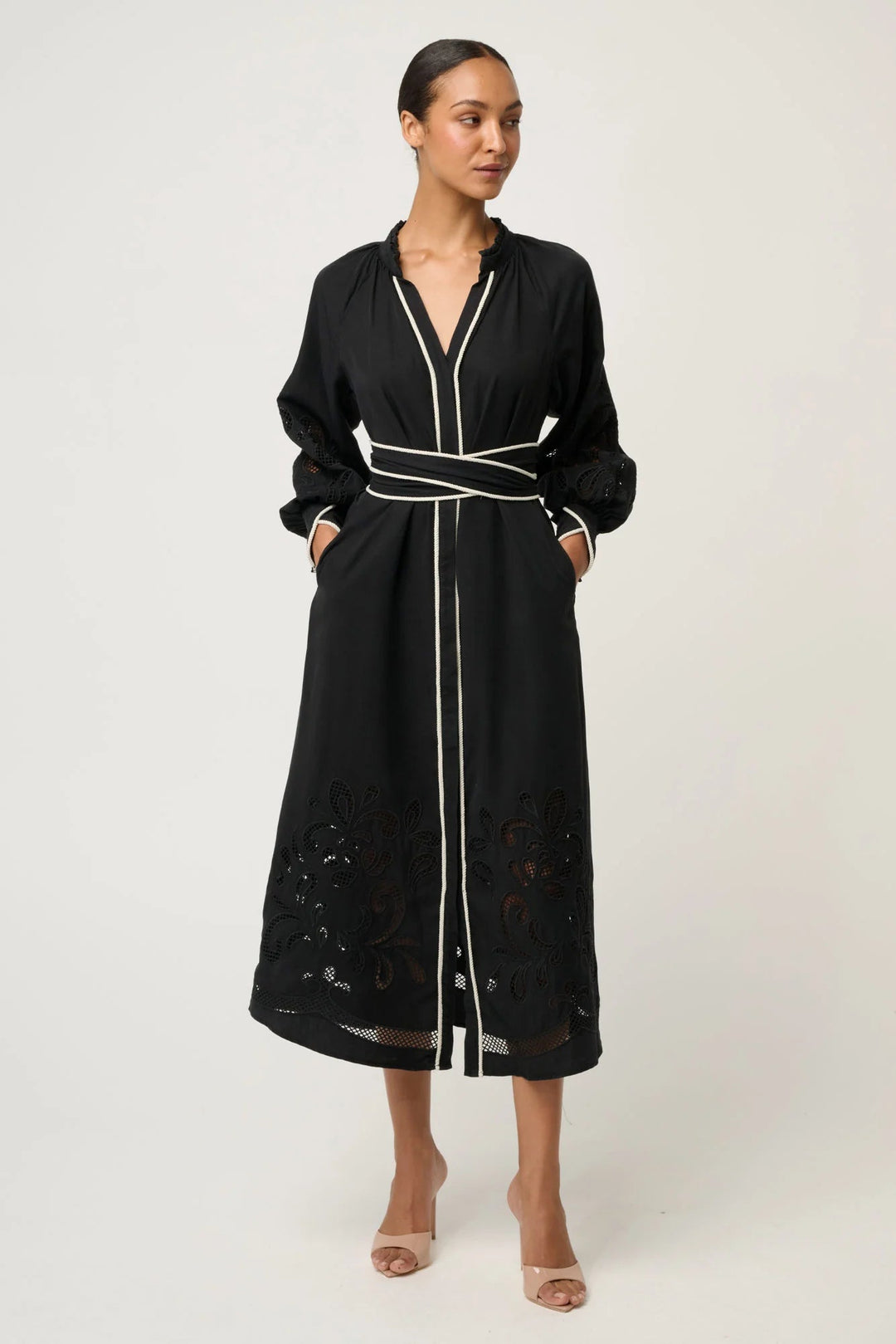 Rhea Tencel Maxi Dress - Black