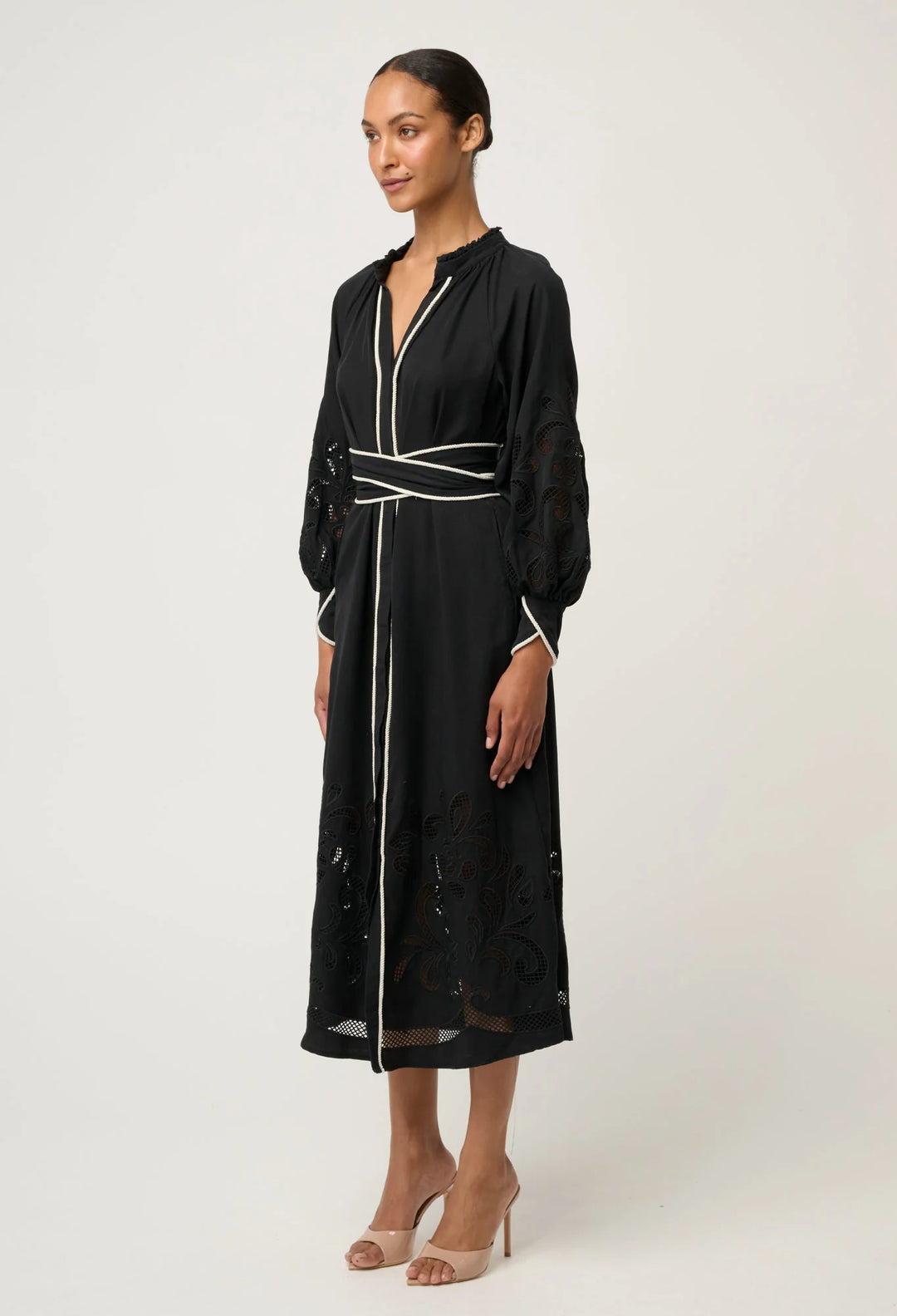 Rhea Tencel Maxi Dress - Black