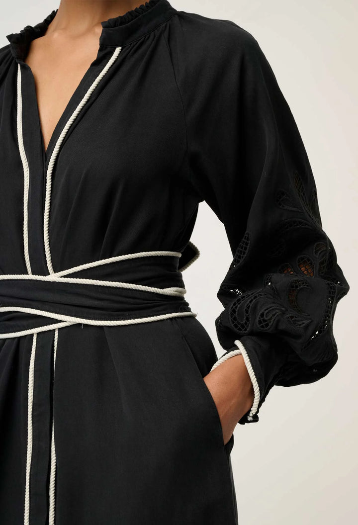 Rhea Tencel Maxi Dress - Black