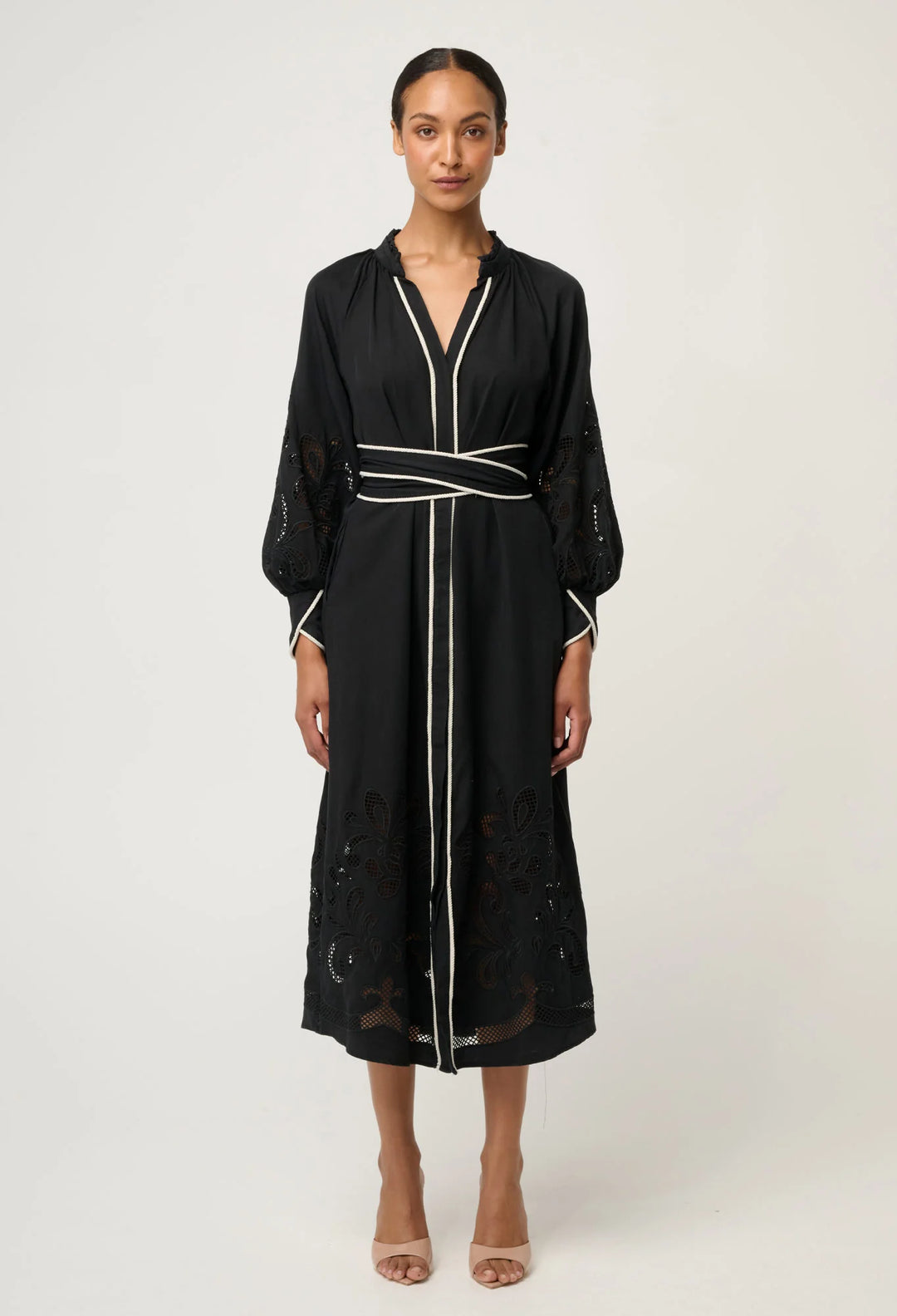 Rhea Tencel Maxi Dress - Black