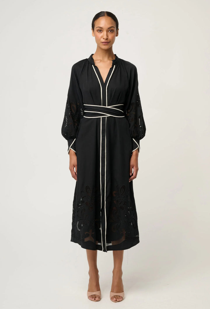 Rhea Tencel Maxi Dress - Black