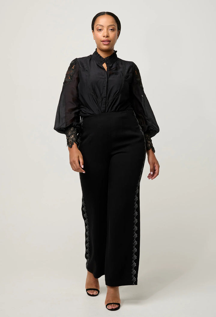 Sevilla Cotton Silk Shirt - Onyx