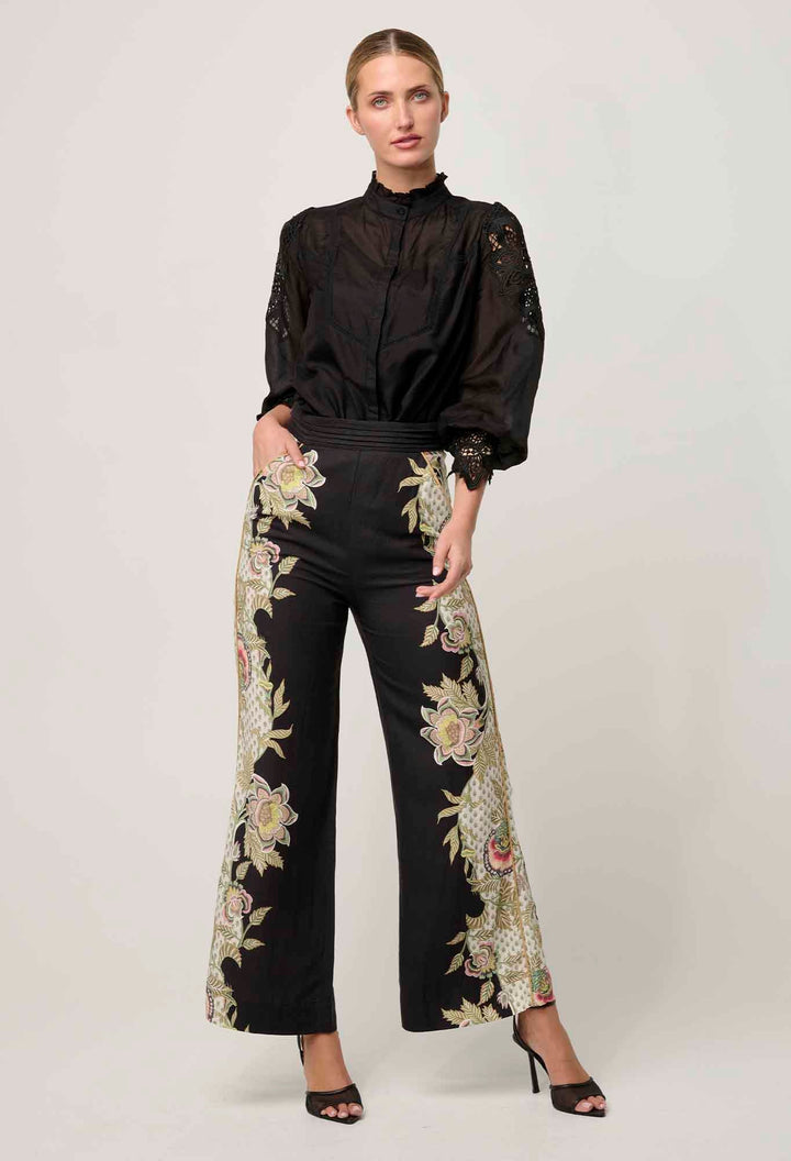 Sevilla Cotton Silk Shirt - Onyx
