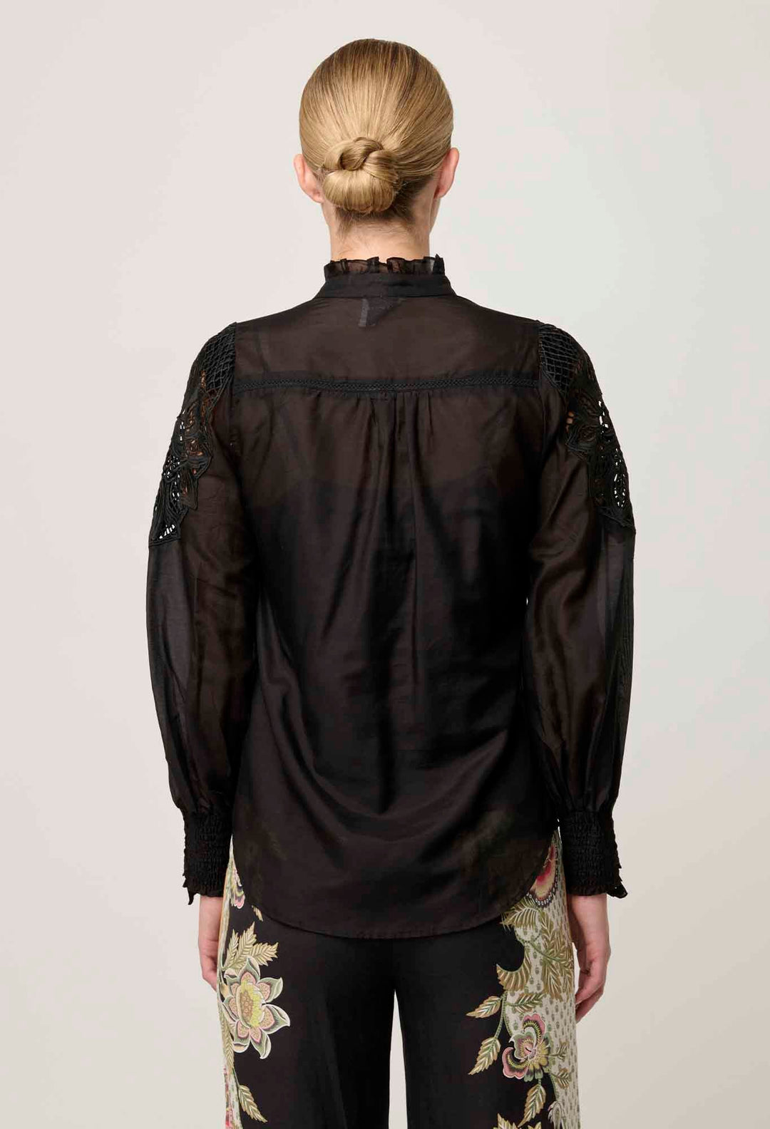 Sevilla Cotton Silk Shirt - Onyx