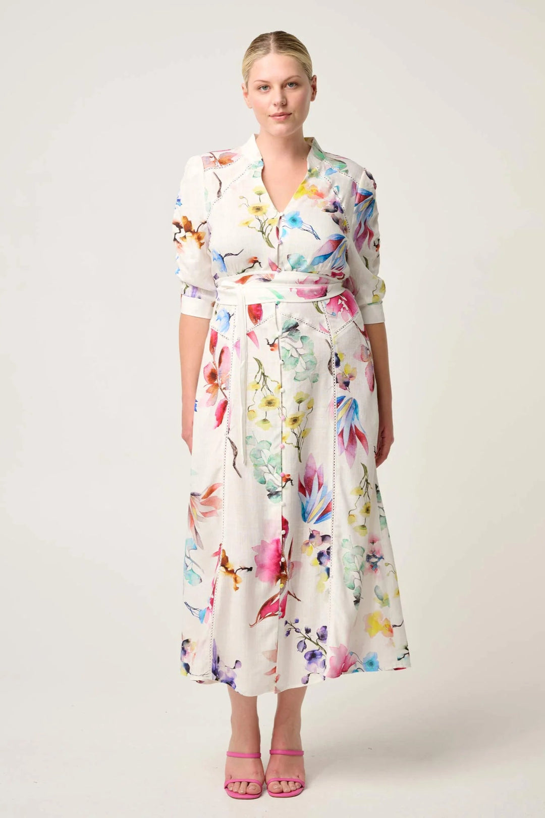 Once Was Xenia Dress Plume Blossom