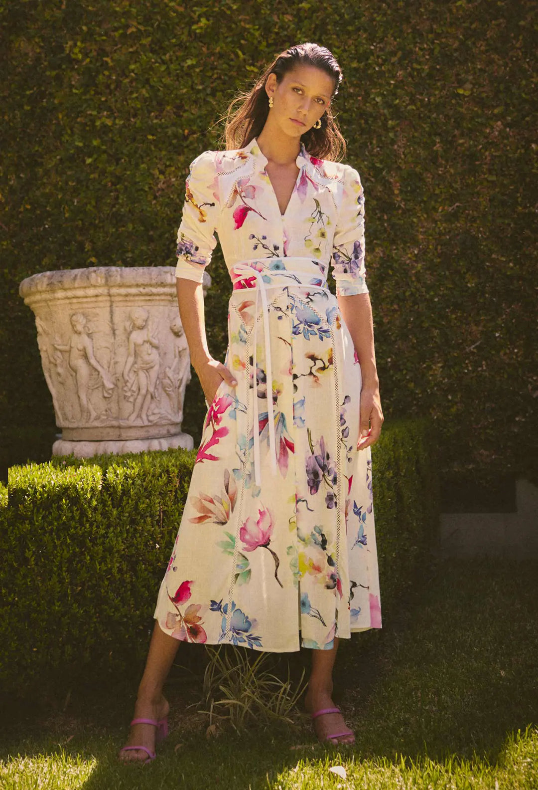 Once Was Xenia Dress Plume Blossom
