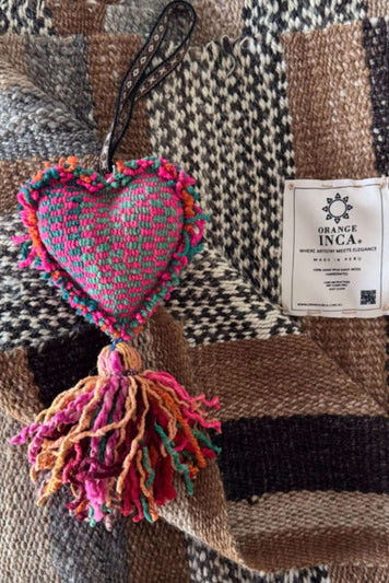 Frazada Tassel - Heart Large