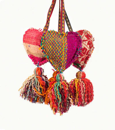 Frazada Tassel - Heart Large