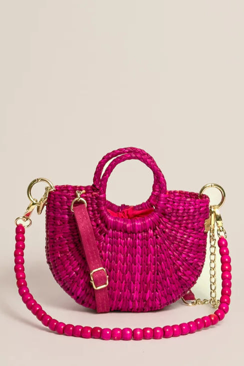 The New Mini Fiesta Bag - Fuschia