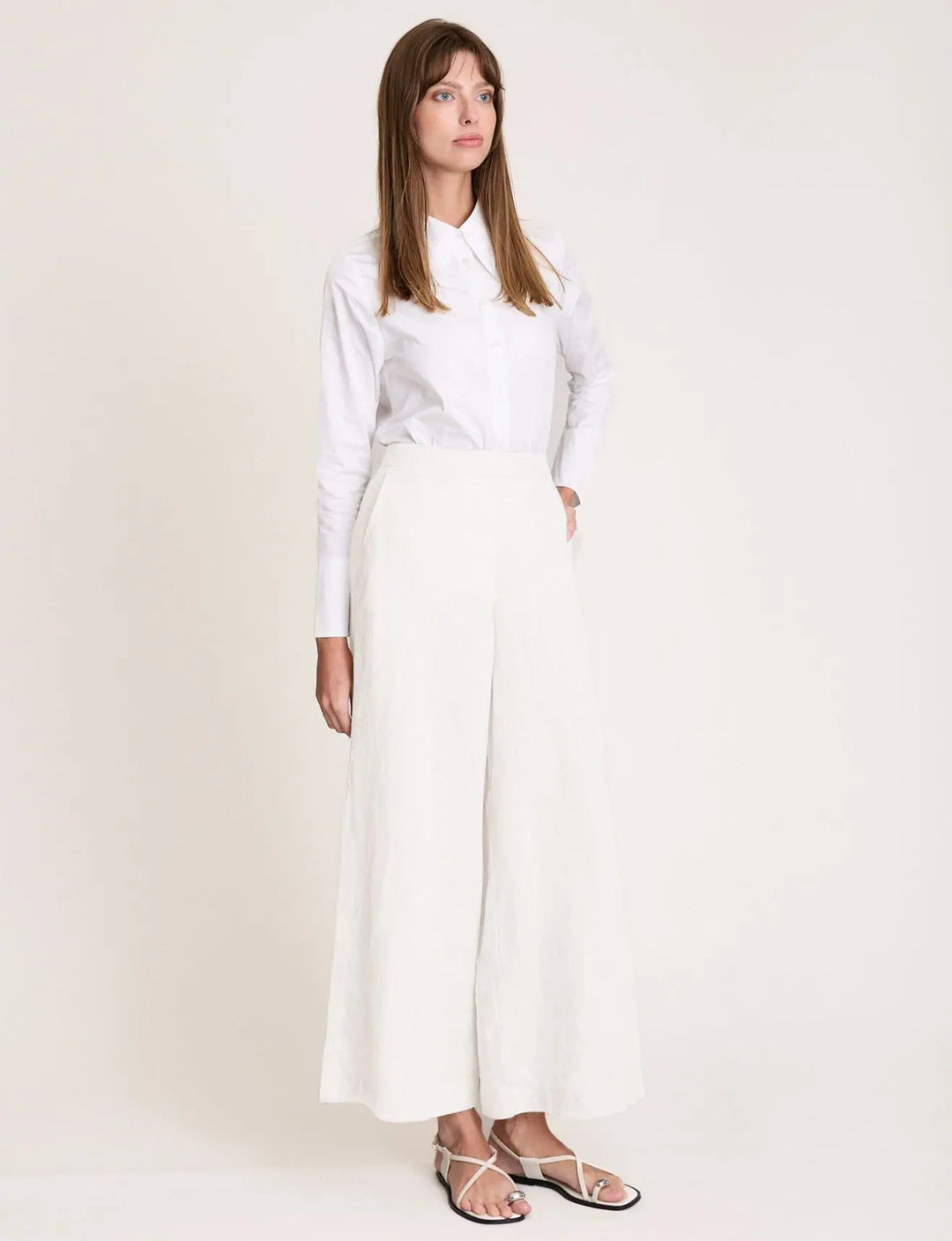 Palazzo Pant - Ivory