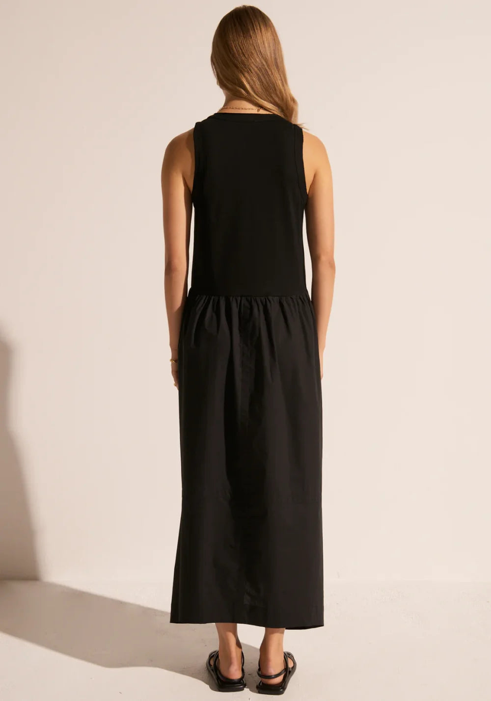Toya Tank Dress - Black