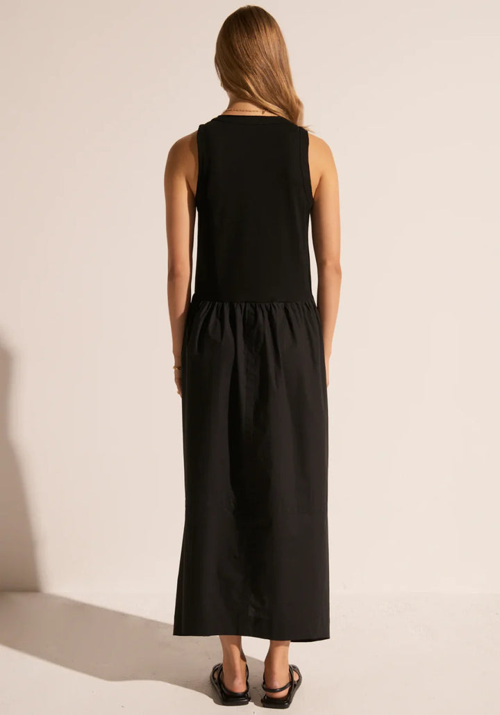 Toya Tank Dress - Black