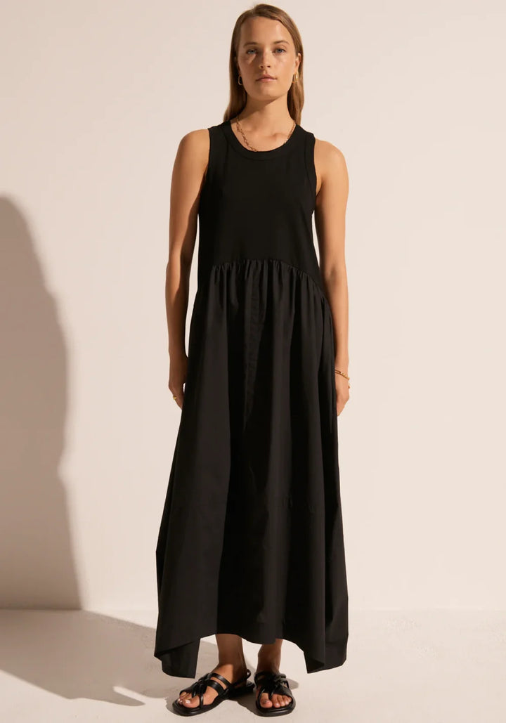 Toya Tank Dress - Black