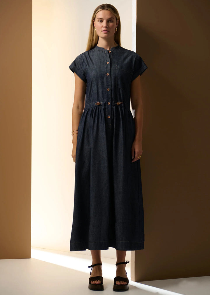 Muhle Denim Shirt Dress - Indigo