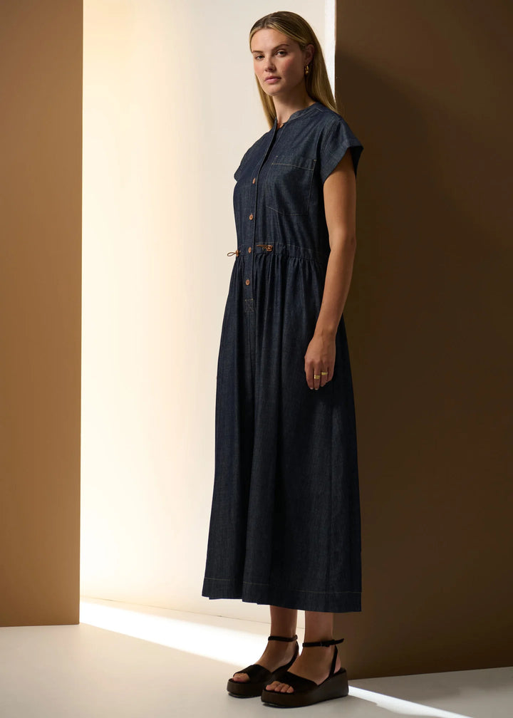 Muhle Denim Shirt Dress - Indigo